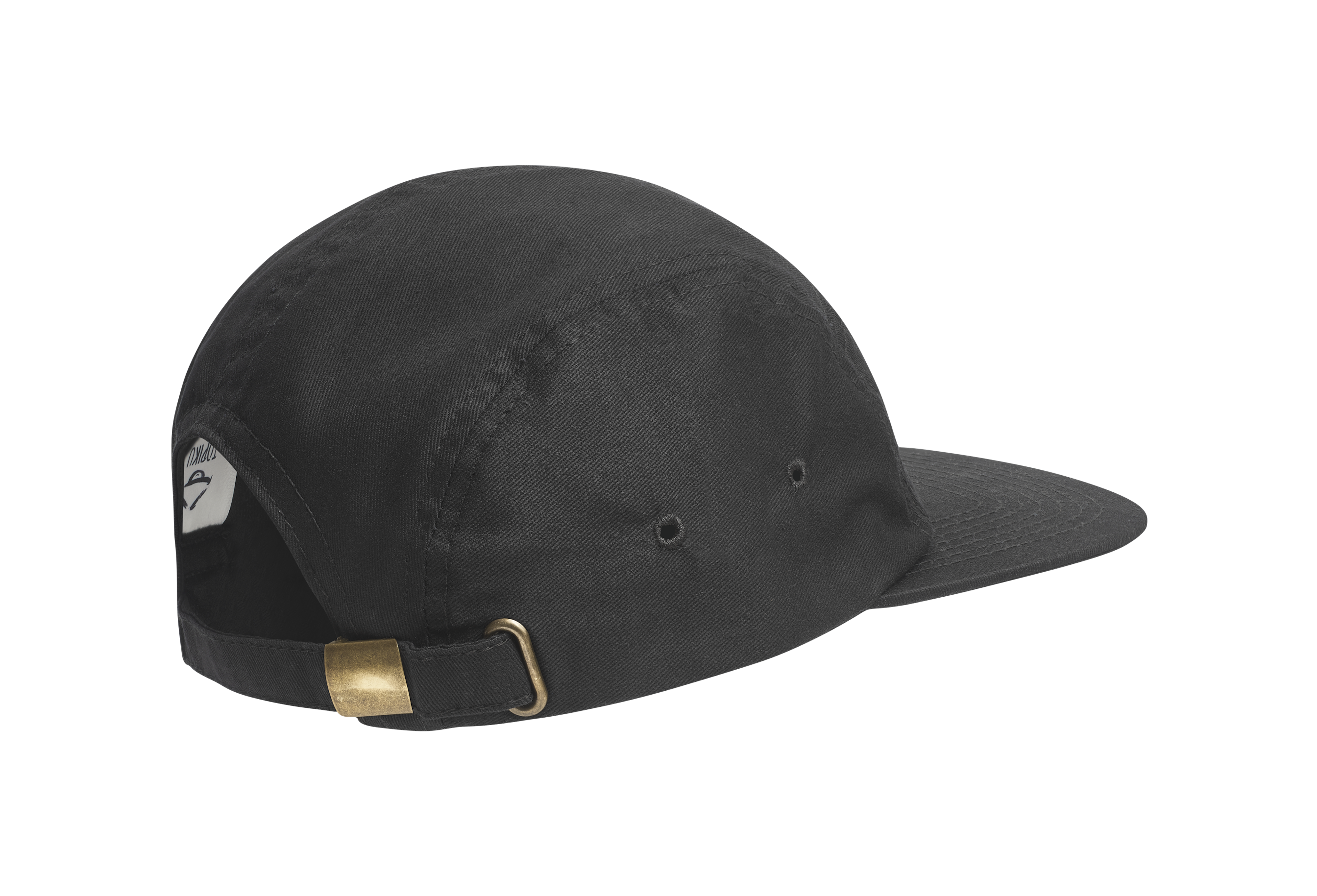 Five Panel Keps - Black