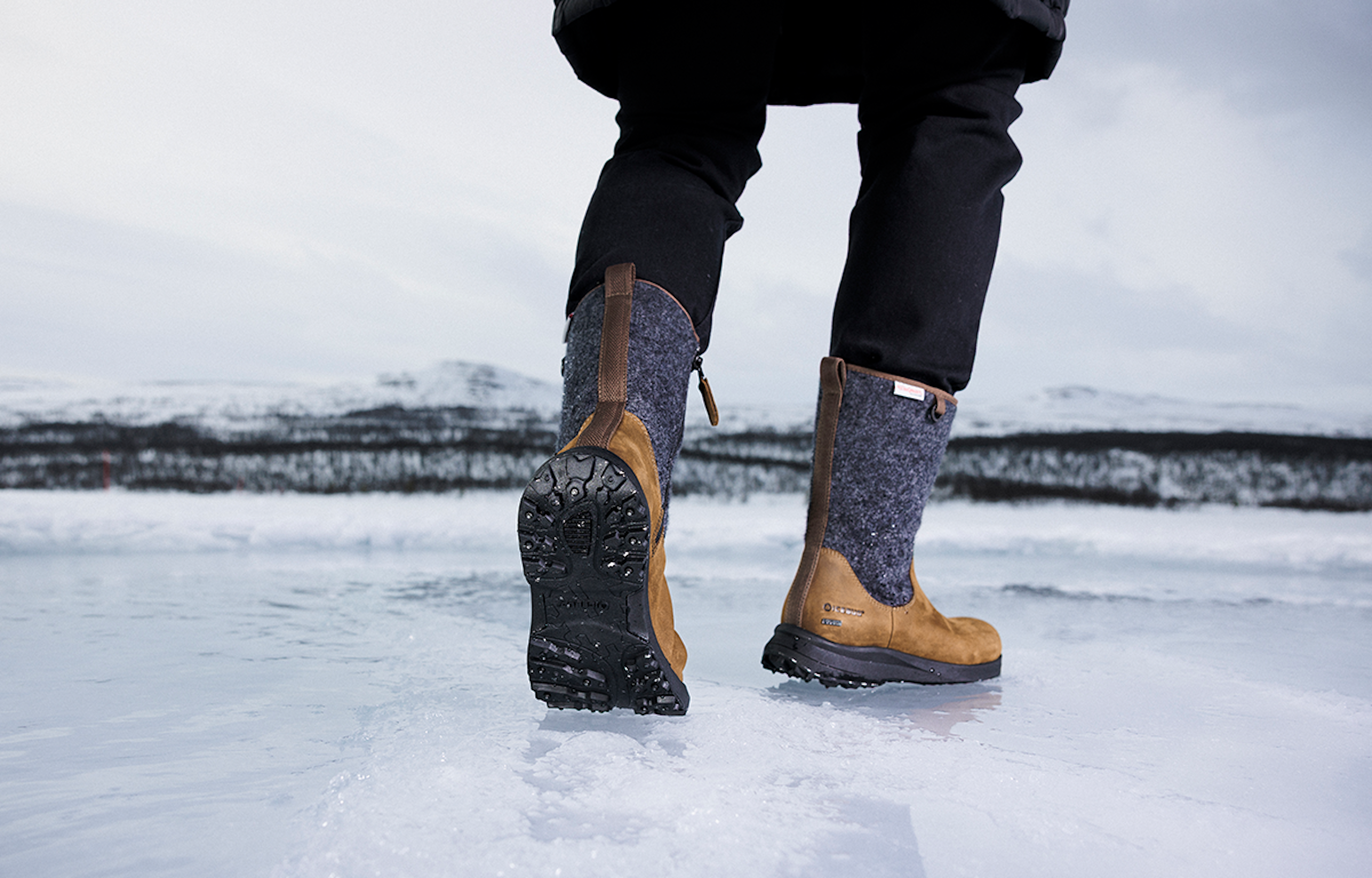 Grove 2 ReWool BUGrip - Coffee/Grey