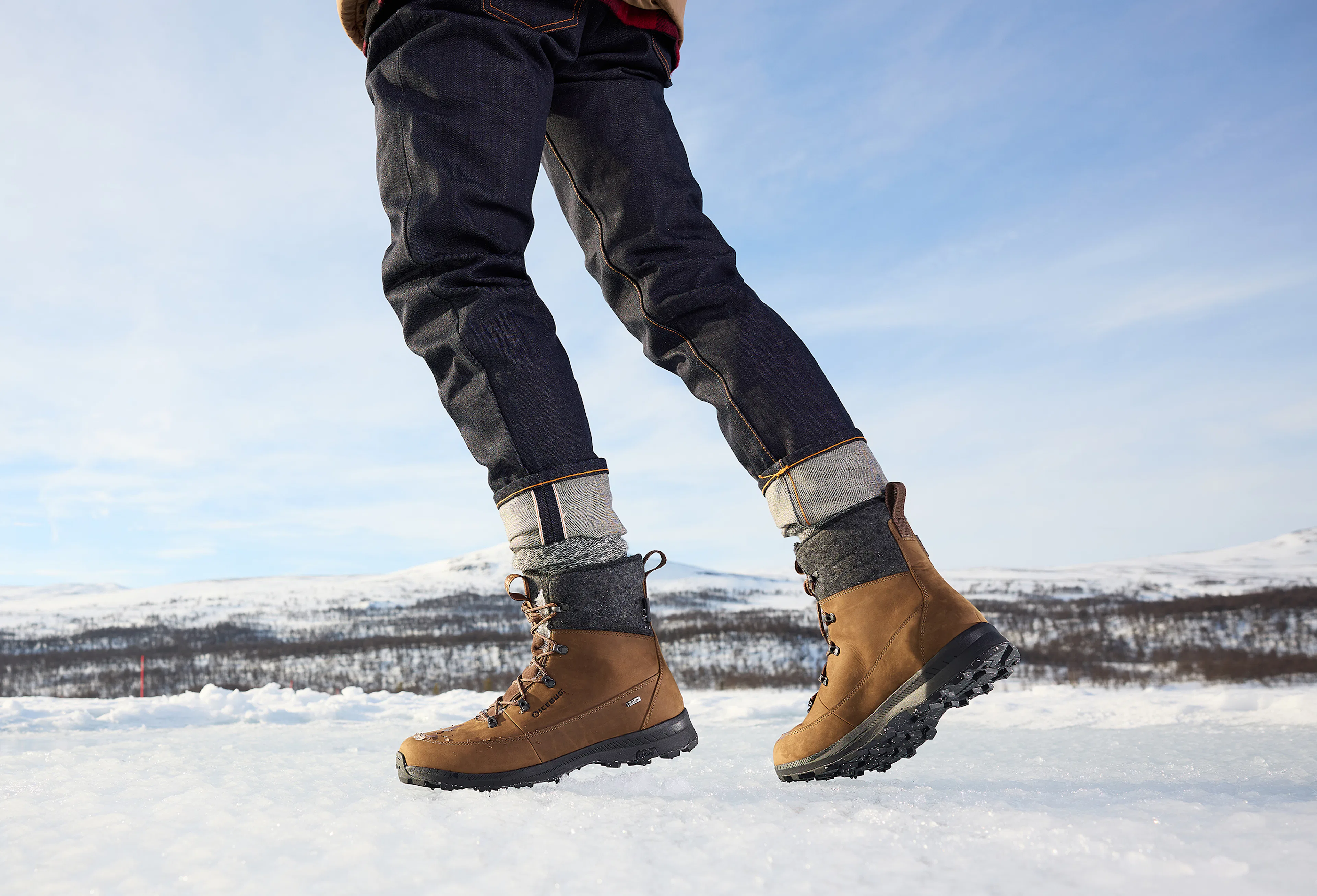 Adak ReWool BUGrip - Coffee/Grey