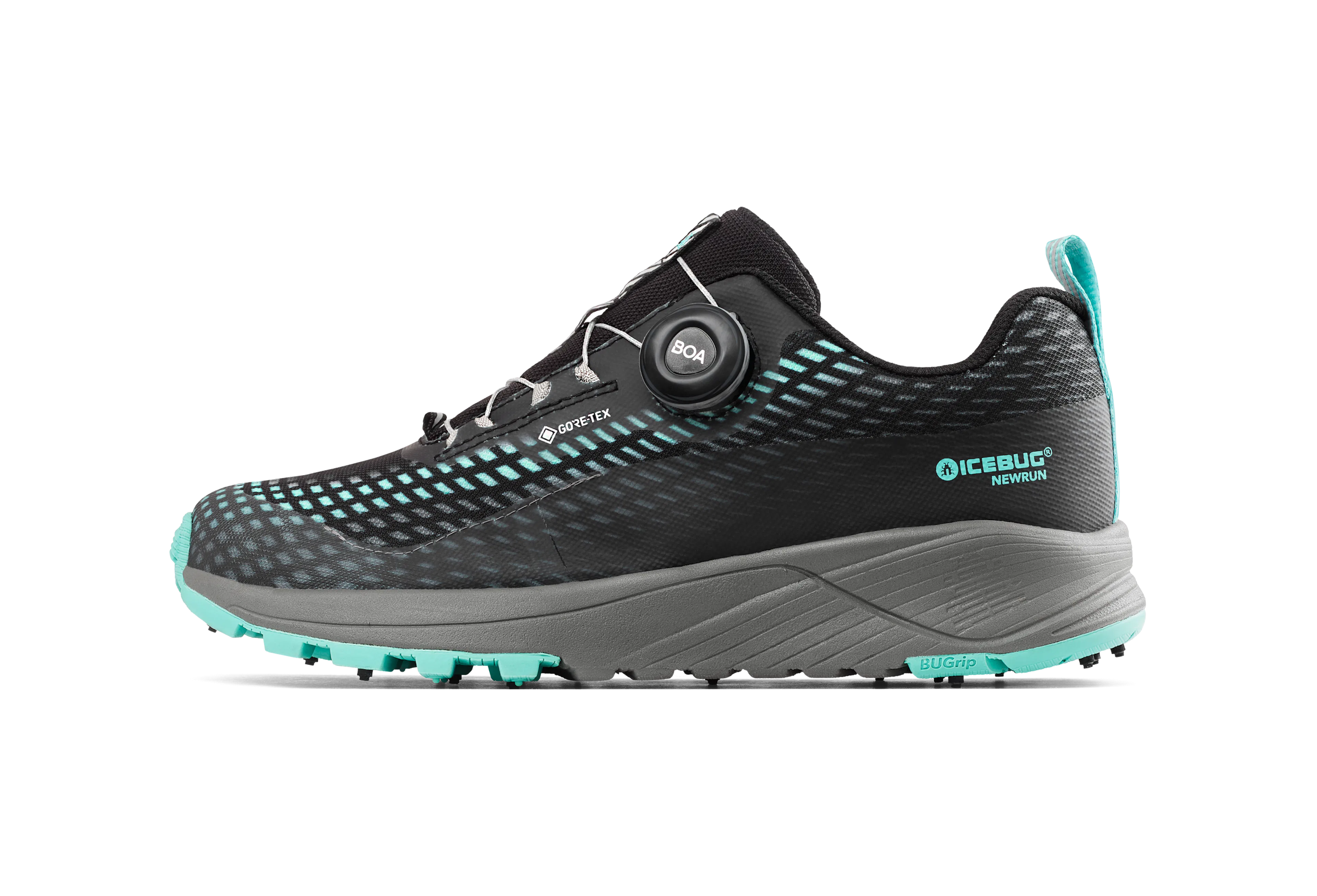 NewRun Women's BUGrip GTX - Black/JadeMist