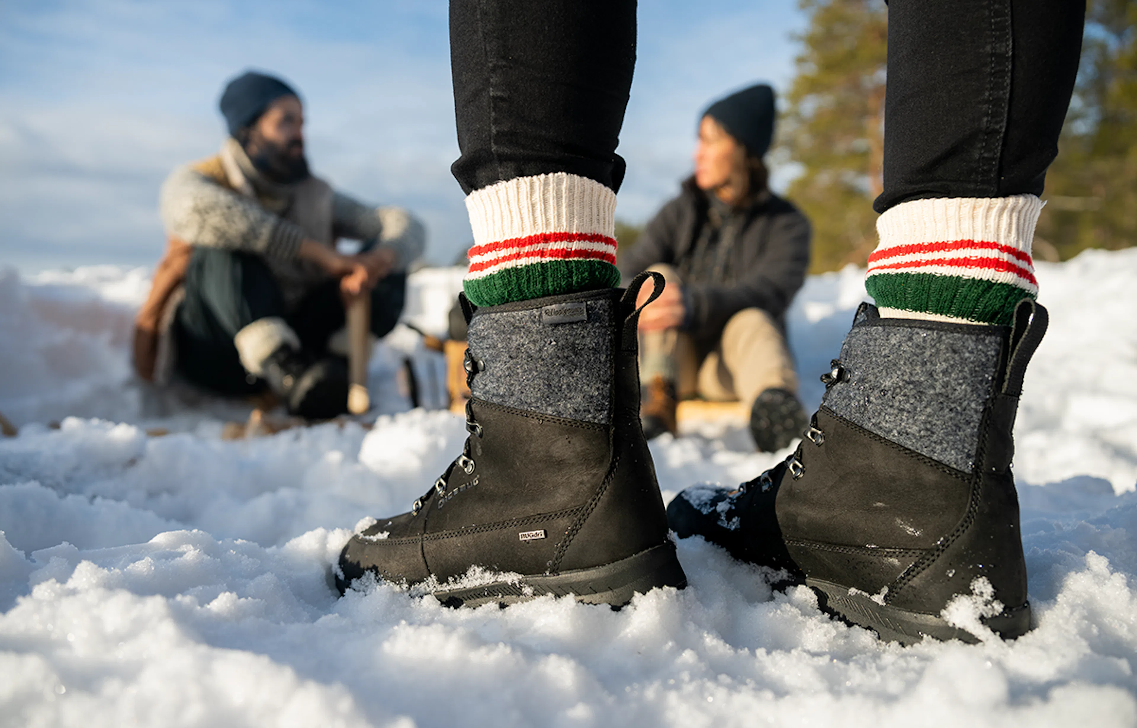 Adak ReWool Men's SbM - Black/Grey