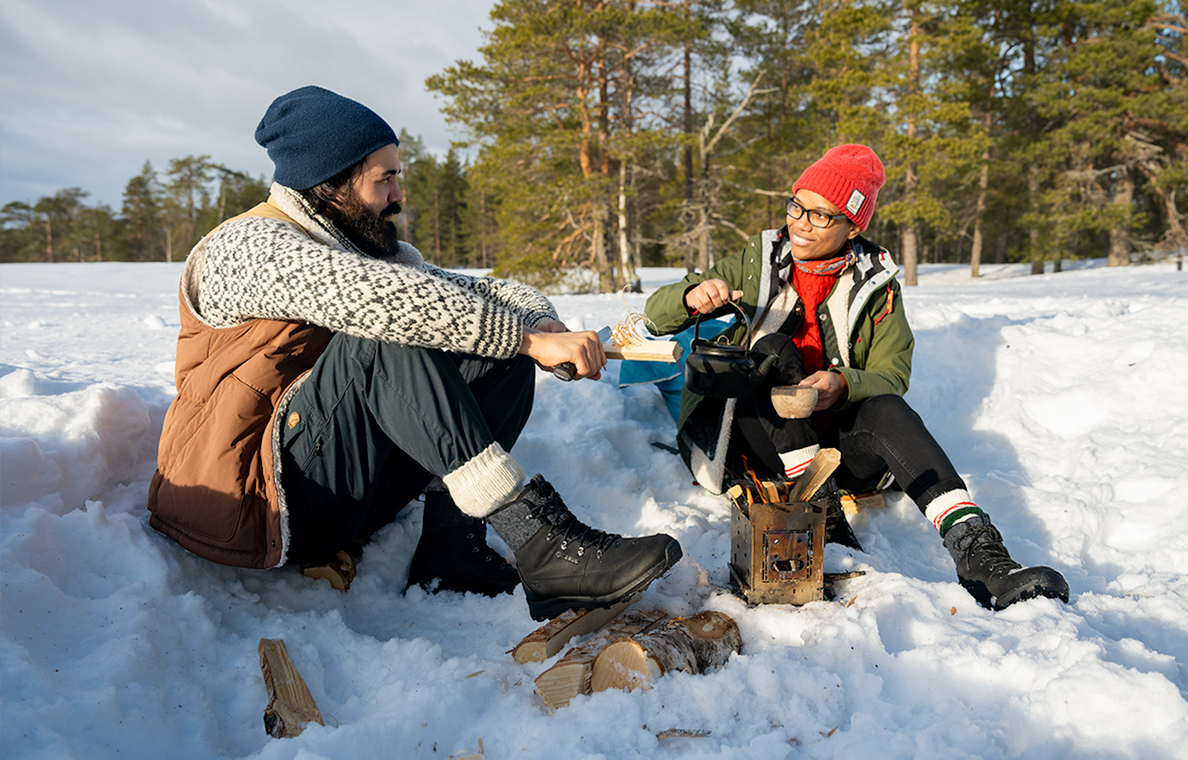 Adak ReWool Men's SbM - Black/Grey