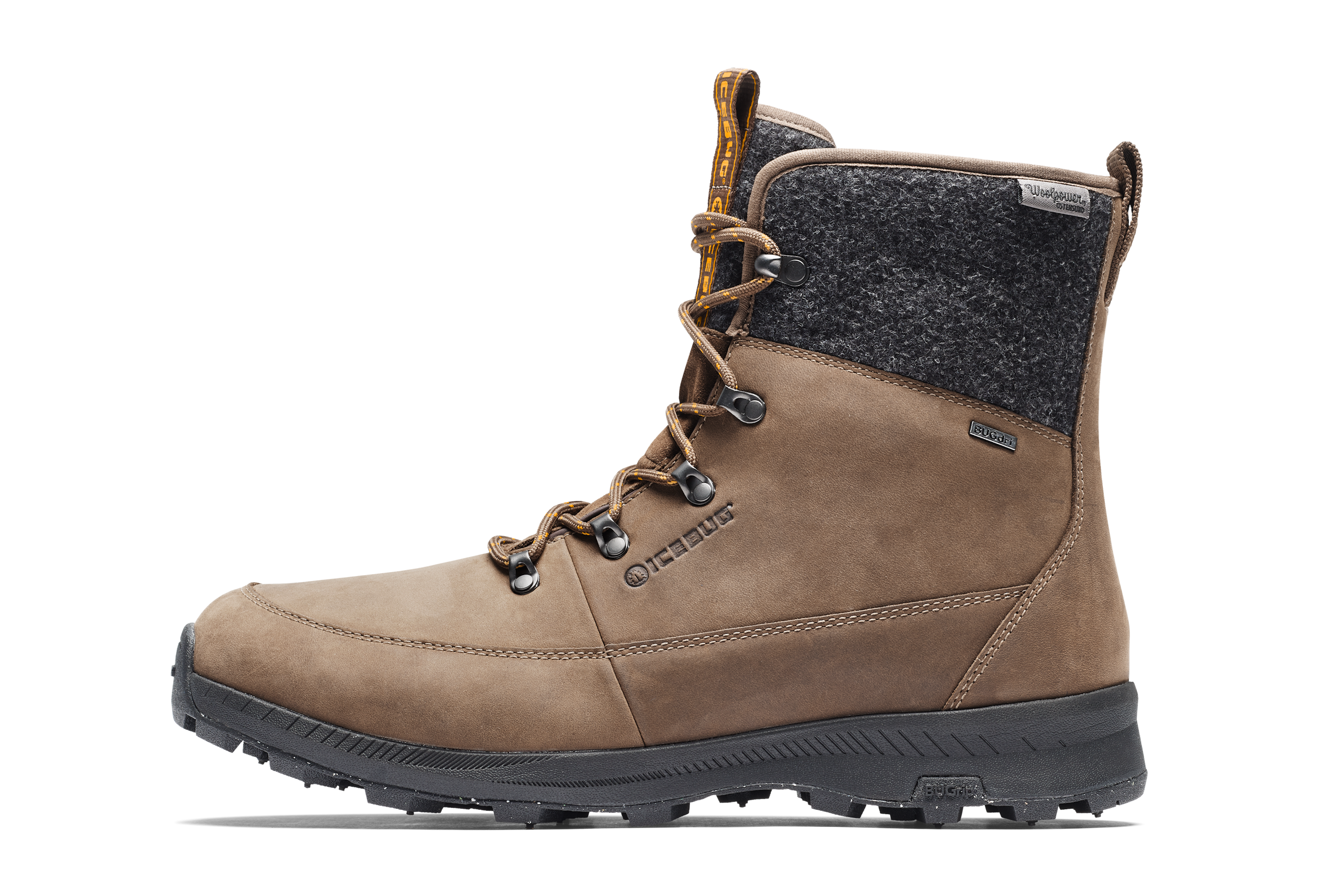 Adak ReWool Men's BUGrip - Coffee/Grey