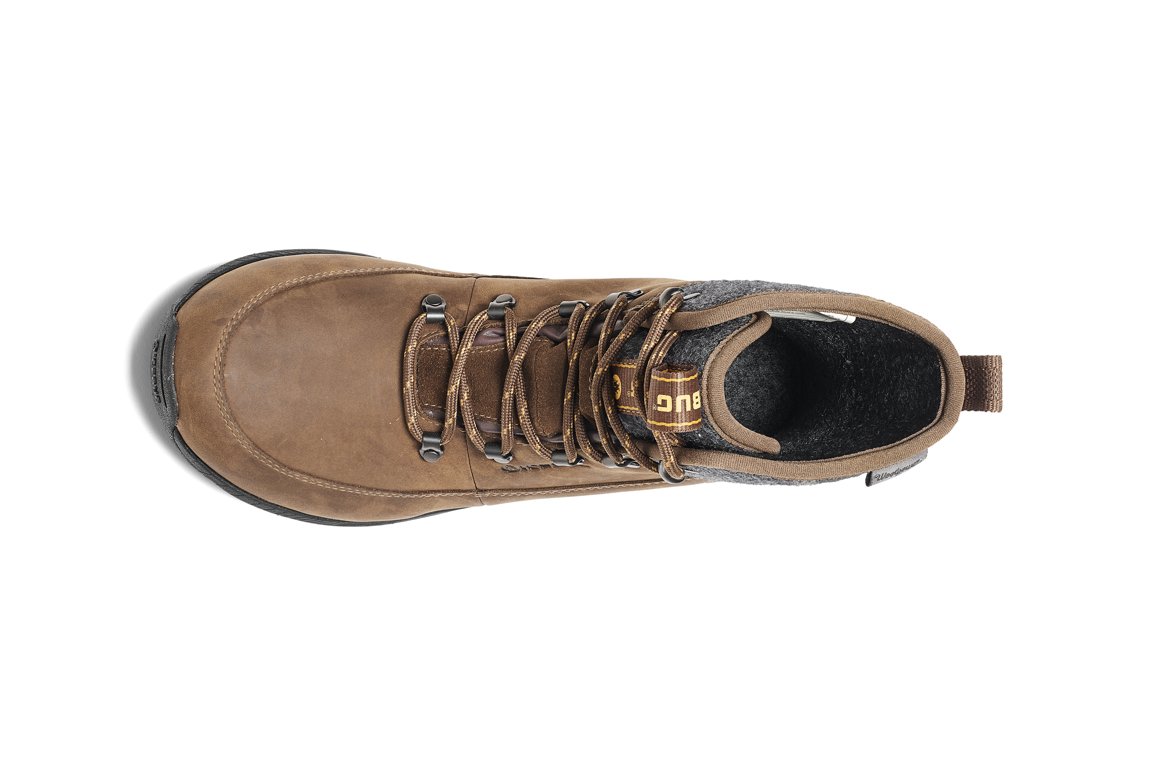 Adak ReWool Men's BUGrip - Coffee/Grey