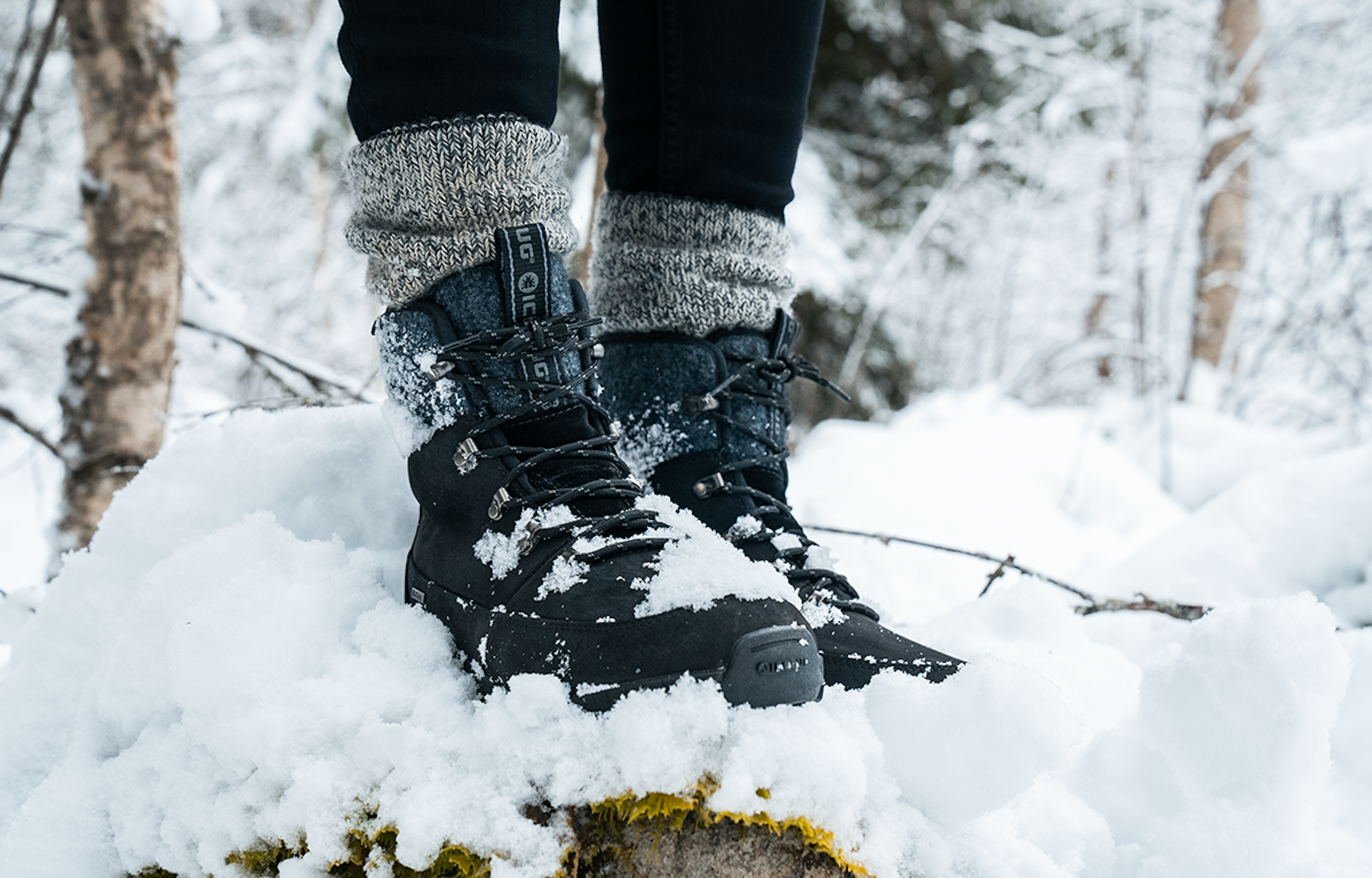 Adak ReWool Women's SbM - Black/Grey