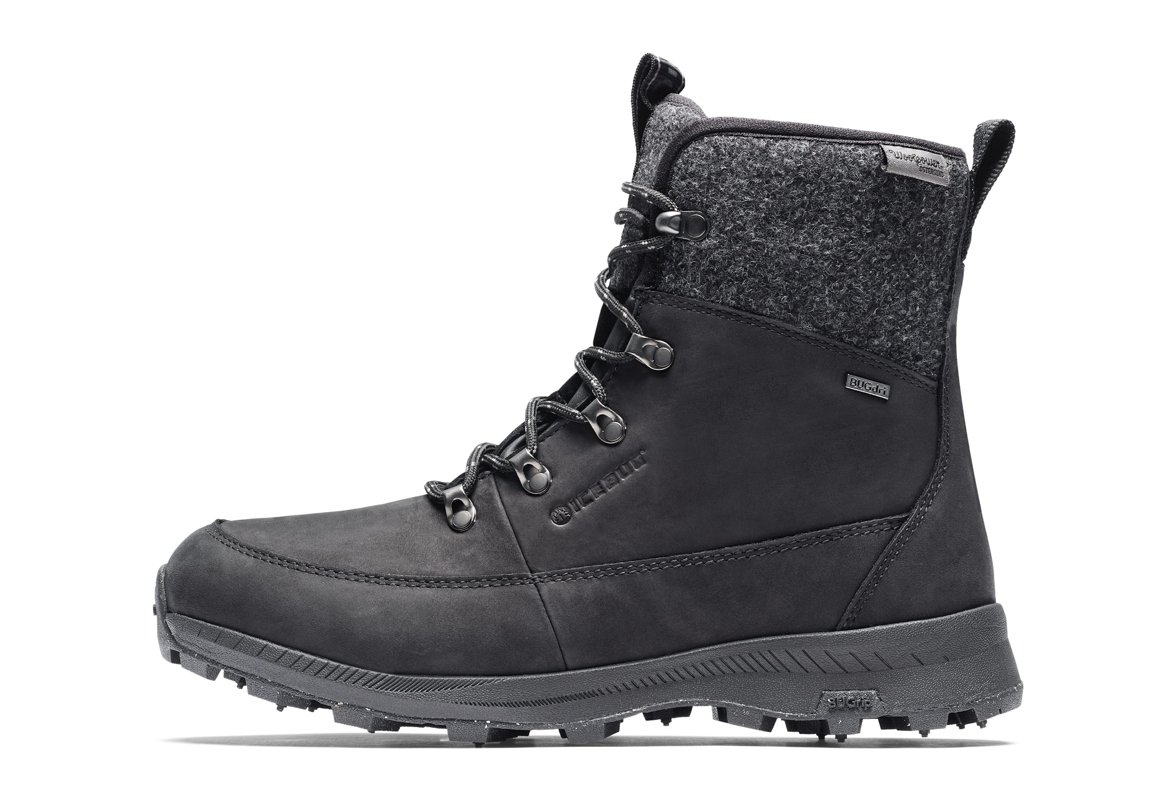 Adak ReWool Women's BUGrip - Black/Grey