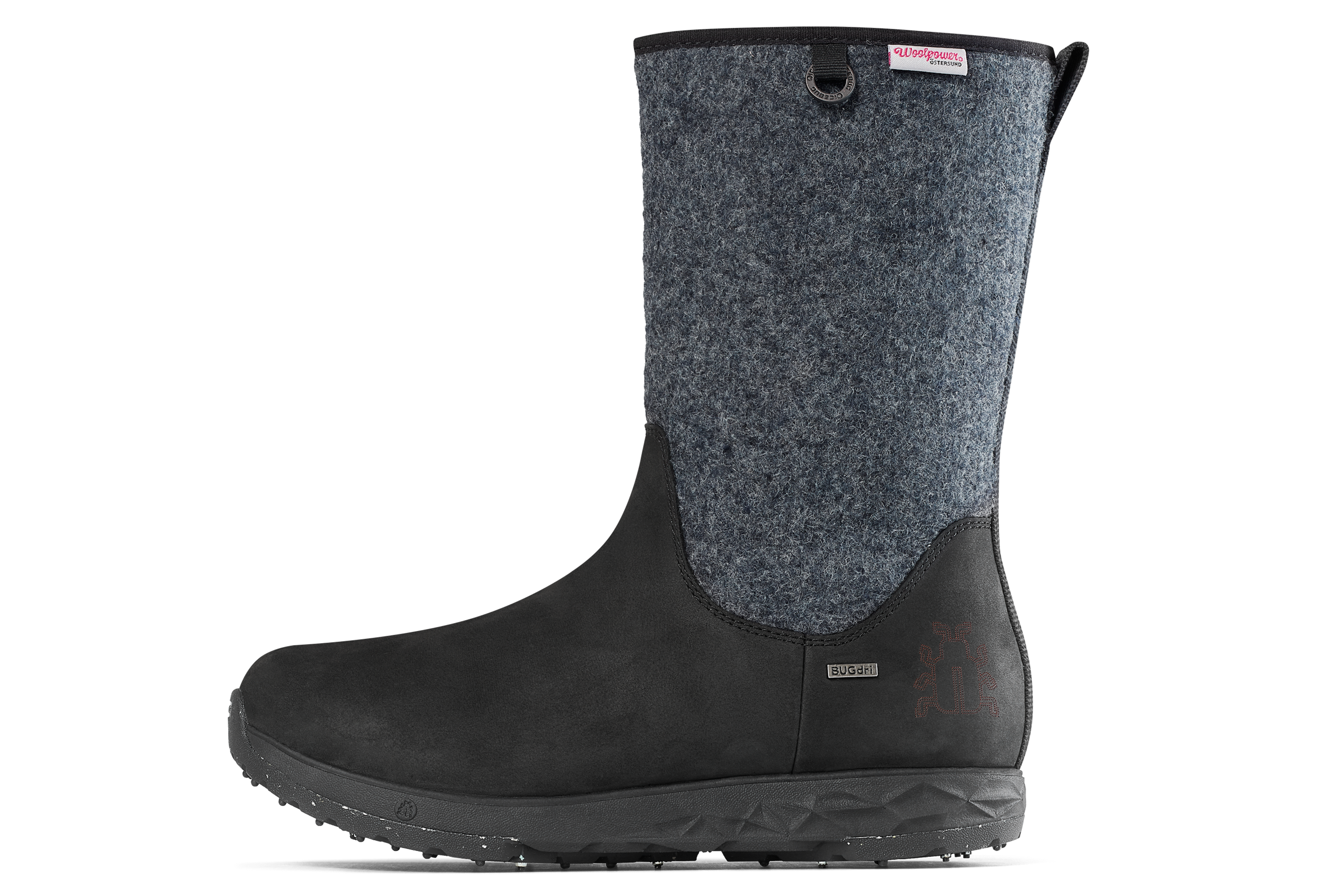 Grove ReWool Women's BUGrip - Black/Grey