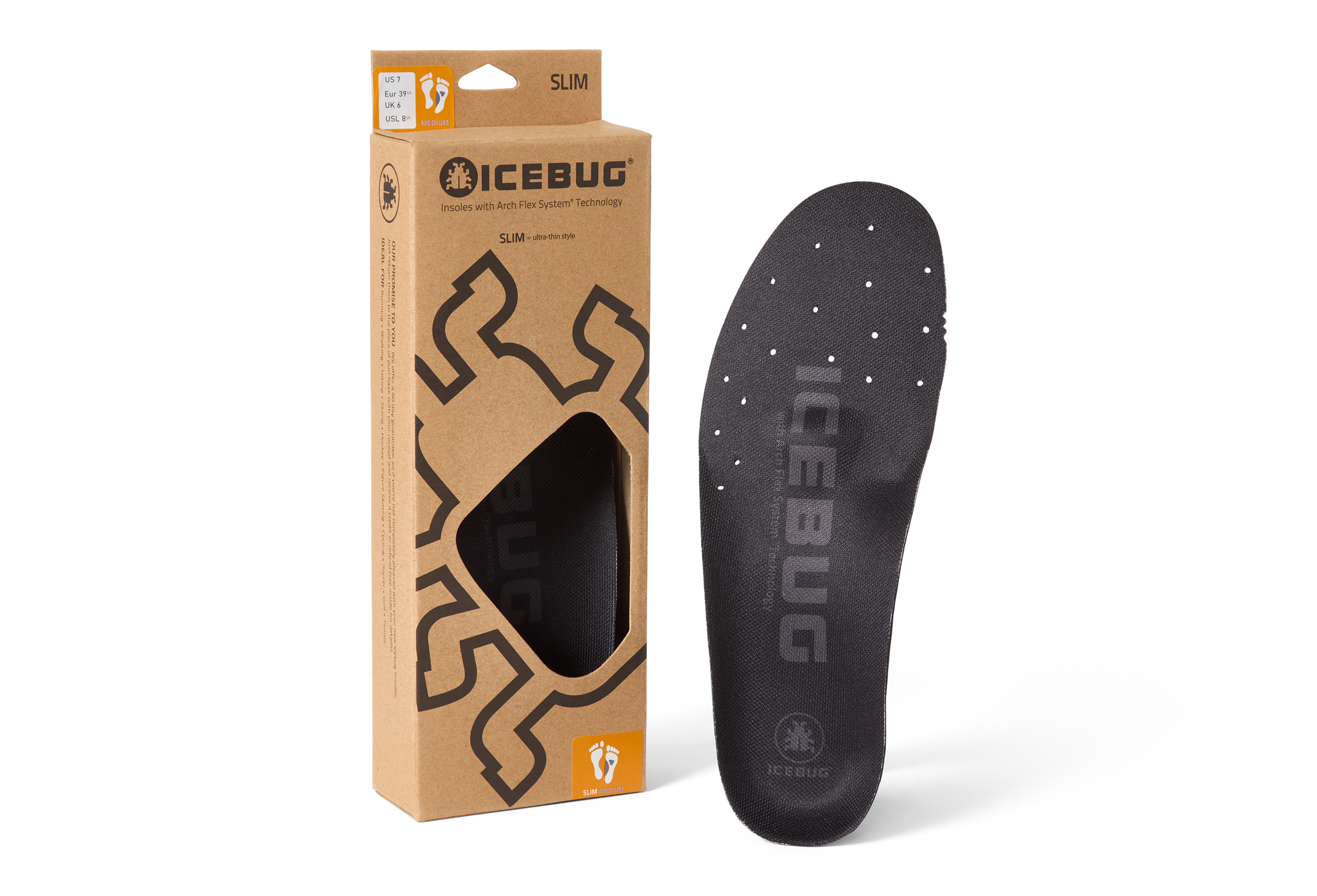 Icebug Insoles Slim Medium - Black