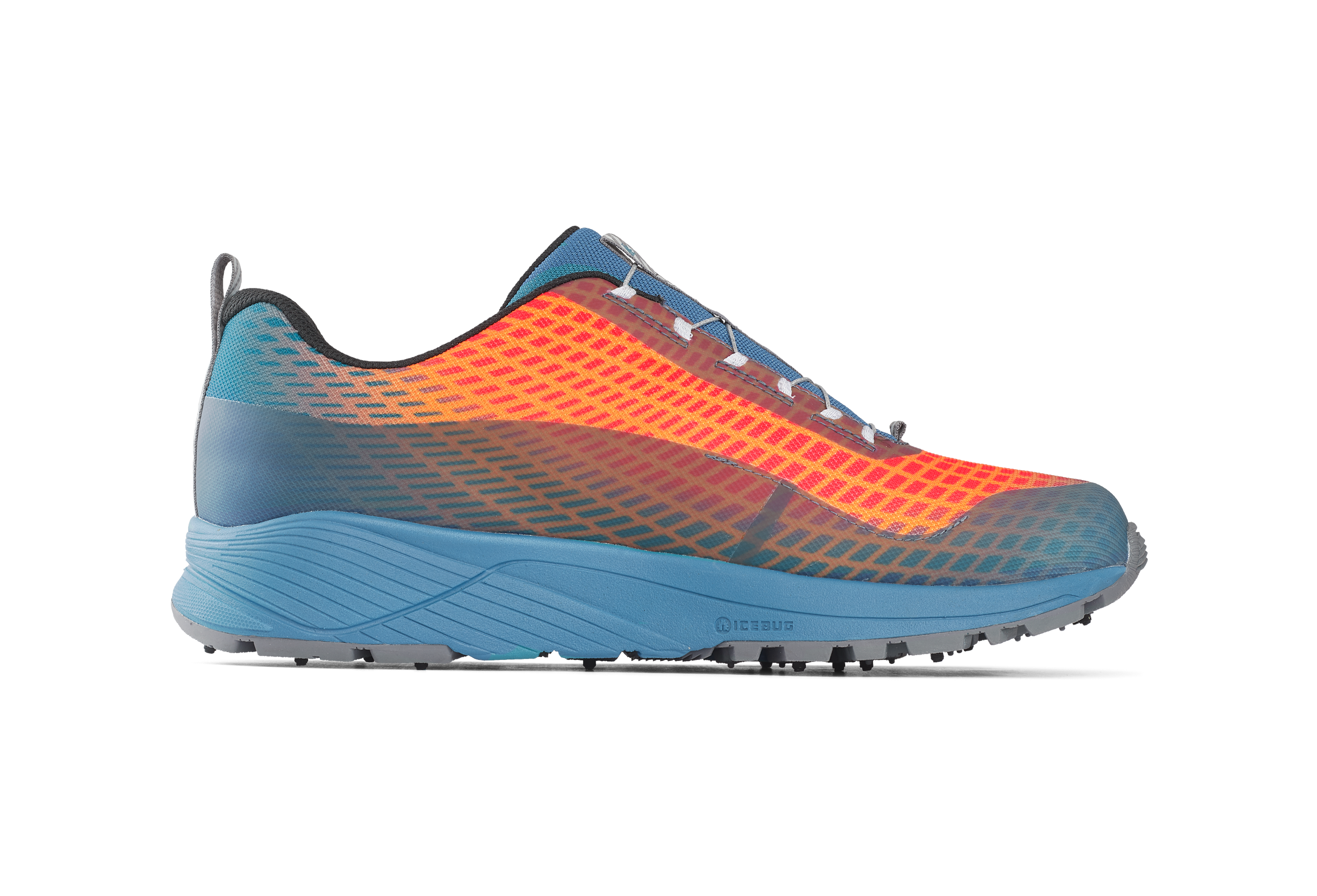 NewRun Men's BUGrip GTX - MistBlue/FireOrange