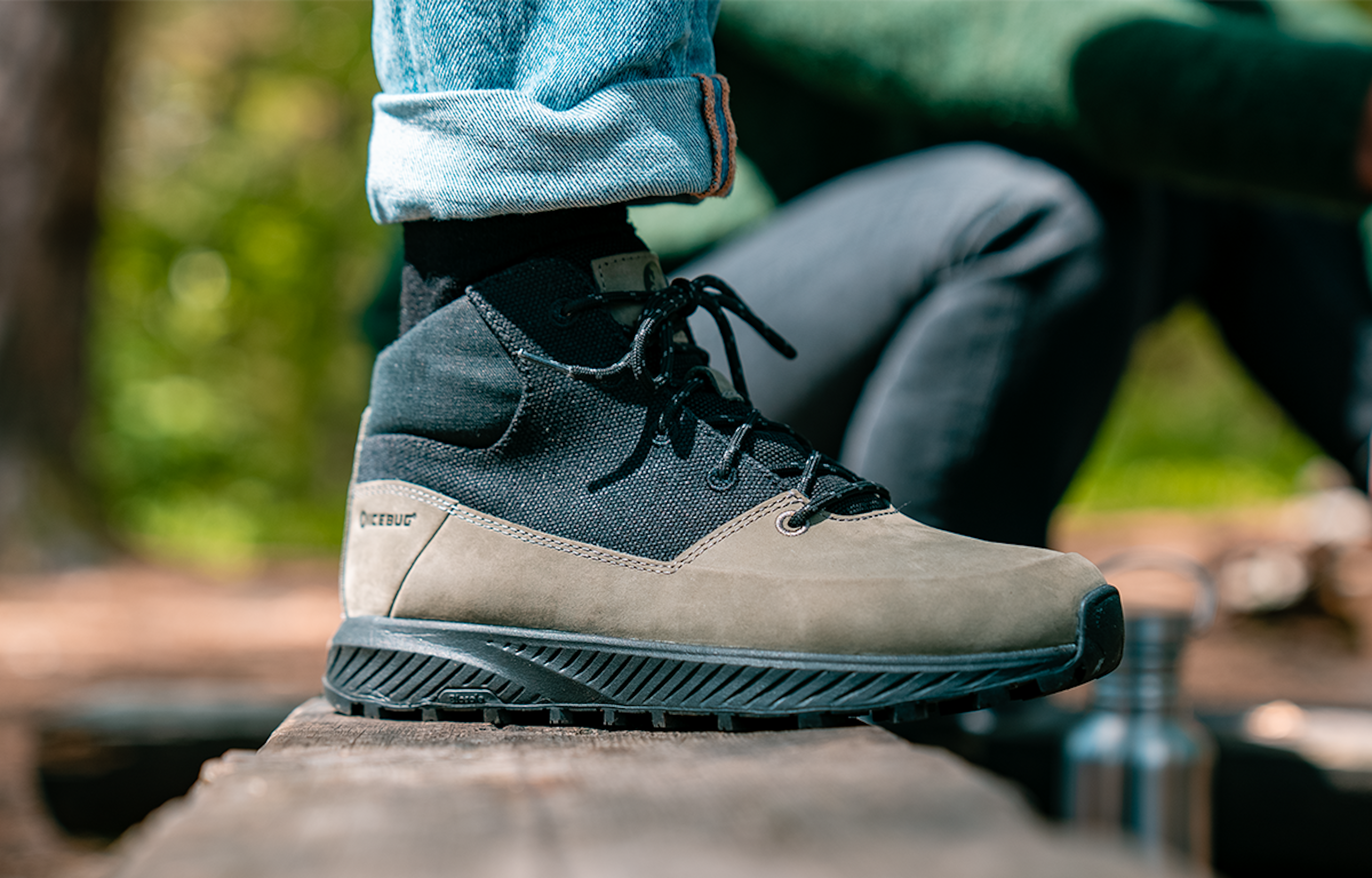 Larvik Hemp Biosole - PineGrey/Black