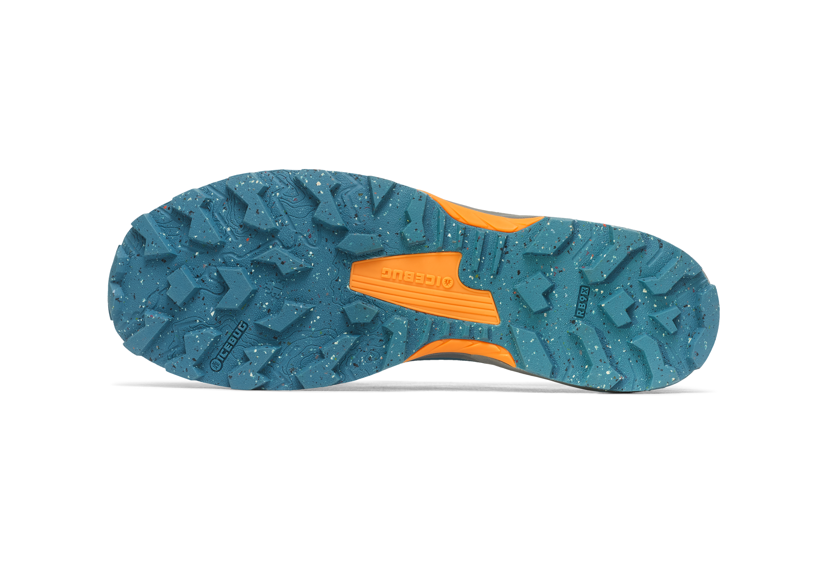 Pytho6 Men's RB9X - Petroleum/Orange | Icebug