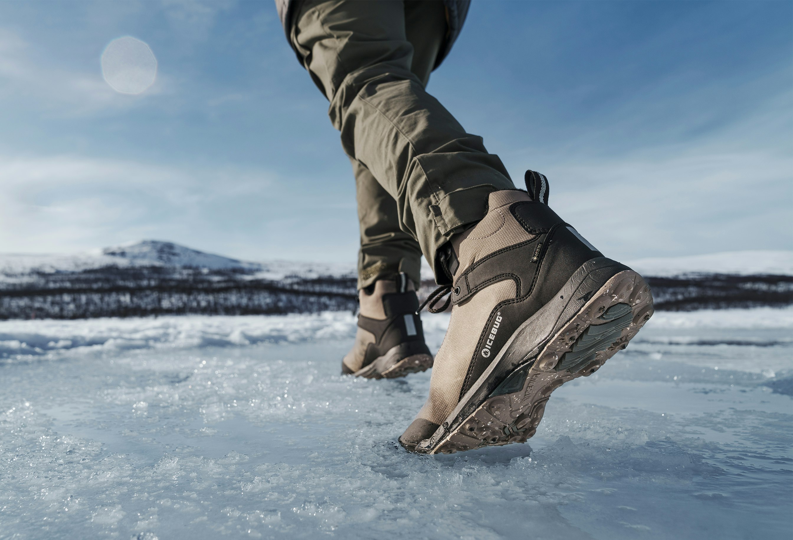 Pace3 Men's BUGrip GTX - Walnut | Icebug