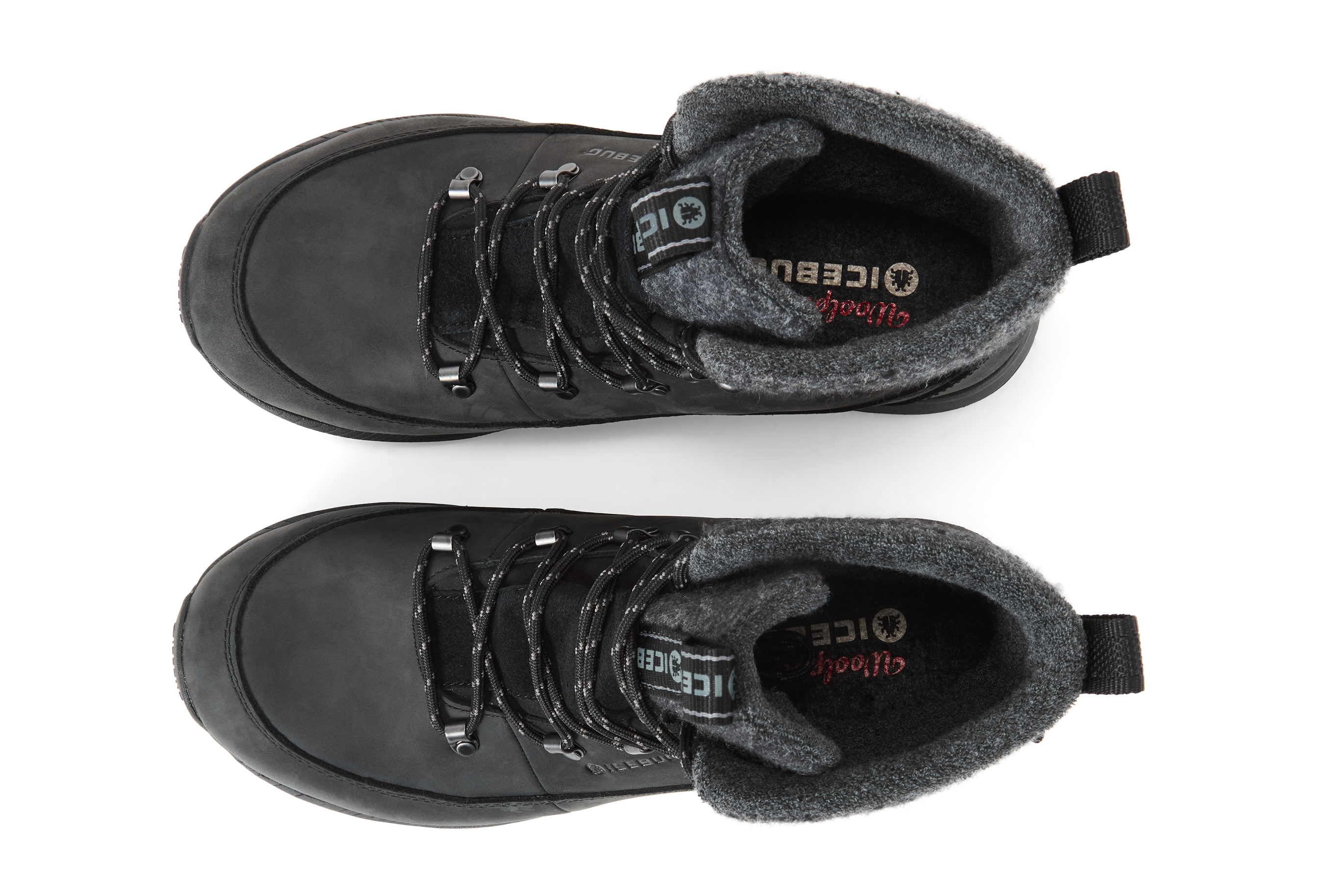 Adak ReWool NT - Black/Grey | Icebug
