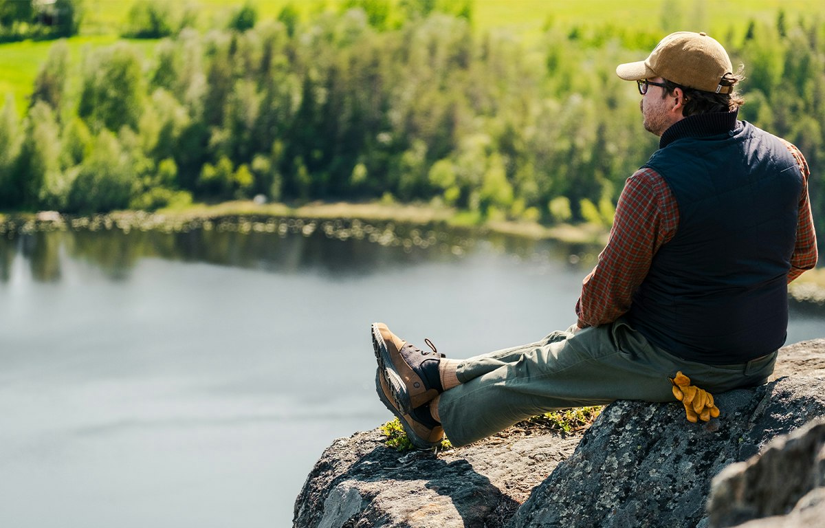 Larvik Hemp Biosole - Coffee/Black | Icebug