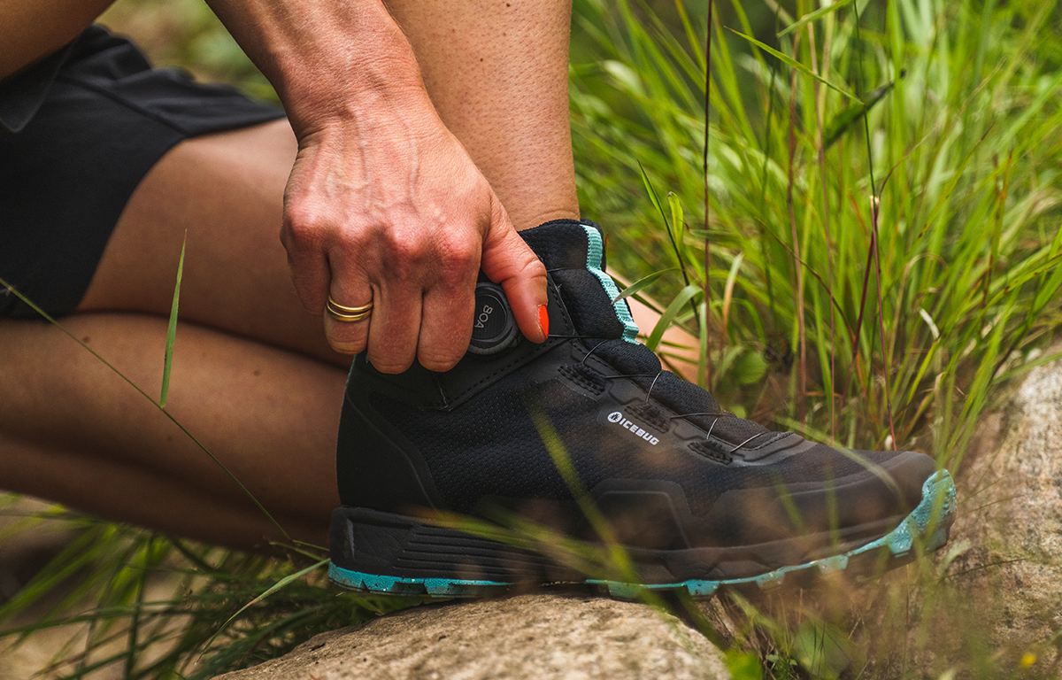 Rover Mid Women's RB9X GTX - Black/Mint | Icebug